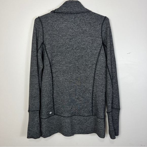 Lululemon In Stride Jacket Black / Wee Stripe Black Heathered Black women 8 - Picture 13 of 15